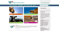 Desktop Screenshot of dyrlaegecentralen.dk